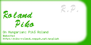 roland piko business card